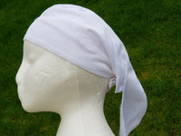 Sikh punjabi jean patka pathka turban bandana head wrap white colour singh xd