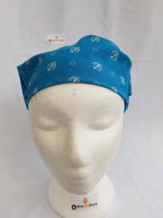 Sikh punjabi turquoise khandas bandana head wrap gear rumal handkerchief gift