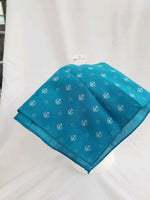 Sikh punjabi turquoise khandas bandana head wrap gear rumal handkerchief gift