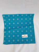 Sikh punjabi turquoise khandas bandana head wrap gear rumal handkerchief gift