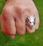 New Movie Jawan Sharukh Khan Steel Ring Evil Eye Protection Nazar Shield Mundi B