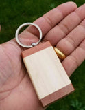 Sikh punjabi word kaur khanda singh kaur khalsa wood key chain key ring gift nn