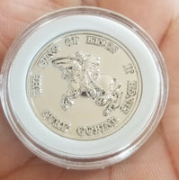 Famous sikh the king of kings guru gobind singh ji khalsa 1699 token 3d coin