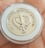 Famous sikh the king of kings guru gobind singh ji khalsa 1699 token 3d coin