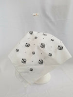 Sikh hindu black khandas white bandana head wrap gear rumal handkerchief gift