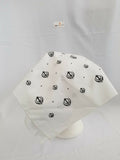 Sikh hindu black khandas white bandana head wrap gear rumal handkerchief gift