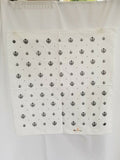 Sikh hindu black khandas white bandana head wrap gear rumal handkerchief gift