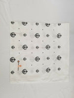Sikh hindu black khandas white bandana head wrap gear rumal handkerchief gift