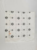 Sikh hindu black khandas white bandana head wrap gear rumal handkerchief gift