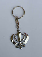 Sikh Khanda Key Ring Religious Icon Stainless Steel Punjabi Singh Key Chain New