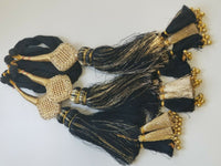 Indian punjabi pranda mehndi jagoo charms bridal patiala paranda hair braid a18