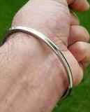 Stainless steel kara Sikh bangle one edge Kada singh kaur punjabi bracelet R6G