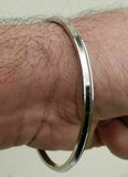 Stainless steel kara Sikh bangle one edge Kada singh kaur punjabi bracelet R6G