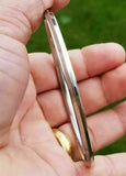 Stainless steel kara Sikh bangle one edge Kada singh kaur punjabi bracelet R6G