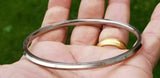 Stainless steel kara Sikh bangle one edge Kada singh kaur punjabi bracelet R6G