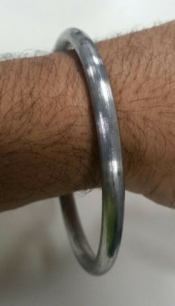 Stainless Steel 9mm Round Plain Sikh Kada, 100g At Rs 35/piece In - Foto 8