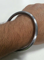 SARBLOH STEEL Pure Iron Round Smooth Sikh Singh Kaur Khalsa Kara Sikh Bangle B8