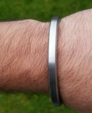 New sarbloh pure iron sikh singh kaur flat kada khalsa 5ks kakar kara bangle h13