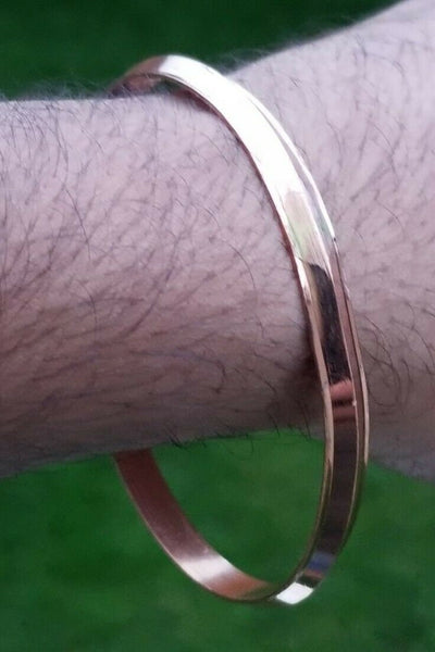 Pure copper kara collar edge punjabi hindu sikh singh khalsa healing bangle cc7