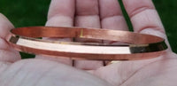 Pure copper kara collar edge punjabi hindu sikh singh khalsa healing bangle cc7