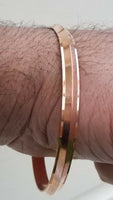 Pure copper kara collar edge punjabi hindu sikh singh khalsa healing bangle cc7