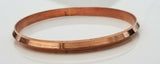 Pure copper kara collar edge punjabi hindu sikh singh khalsa healing bangle cc7