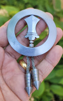 Sarbloh Round Chand Khanda Khalsa punjabi Sikh Singh Kaur Dumala Shastar BBB-5