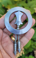 Sarbloh Round Chand Khanda Khalsa punjabi Sikh Singh Kaur Dumala Shastar BBB-5