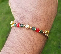 Hindu red thread evil eye protection stunning bracelet luck talisman amulet fg17