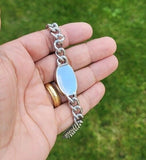 Turquoise Firoza Style Stainless steel bracelet salman khan celebrity bollywood