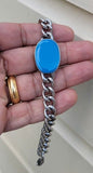 Turquoise Firoza Style Stainless steel bracelet salman khan celebrity bollywood