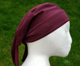 Sikh punjabi jean patka pathka turban bandana head wrap burgundy colour singh xe