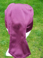Sikh punjabi jean patka pathka turban bandana head wrap burgundy colour singh xe