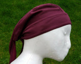 Sikh punjabi jean patka pathka turban bandana head wrap burgundy colour singh xe