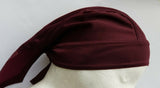 Sikh punjabi jean patka pathka turban bandana head wrap burgundy colour singh xe