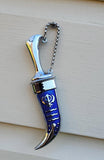 Stainless Steel Sikh kirpan Siri Sahib taksali Singh Religious Gift Sword Blue