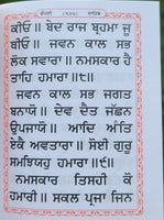 Sikh Nitnem Bani Gutka Japji Jaap Rehras Sahib Punjabi Damdami Taksal Book VVV