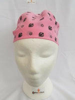 Sikh Hindu Pink bandana Head Wrap Gear Rumal Handkerchief Gift Black Khandas
