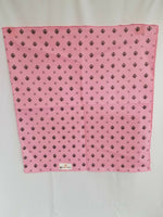 Sikh Hindu Pink bandana Head Wrap Gear Rumal Handkerchief Gift Black Khandas