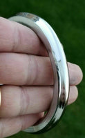 Sarbloh Iron Heavy Round Edge Sikh Singh Kaur Kara Punjabi Khalsa Kada Bangle G6