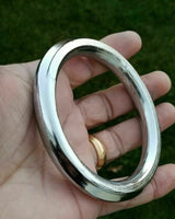 Sarbloh Iron Heavy Round Edge Sikh Singh Kaur Kara Punjabi Khalsa Kada Bangle G6