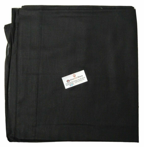 Sikh kaur dupatta chunni singh parna gamcha hajooria khalsa siropa plain black