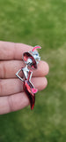 Stunning vintage look silver plated retro lady celebrity brooch broach pin f10