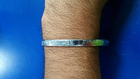 Stunning chrome plated steel hazoor sahib unisex kara sikh singh kaur kada e6