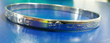 Stunning chrome plated steel hazoor sahib unisex kara sikh singh kaur kada e6
