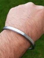Sarbloh Kara pure iron sikh kaur flat kada singh khalsatraditional 5ks bangle v1