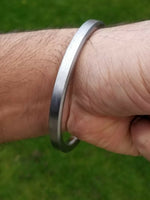 Sarbloh Kara pure iron sikh kaur flat kada singh khalsatraditional 5ks bangle v1