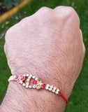 Hindu red thread evil eye protection stunning bracelet luck talisman amulet rr2