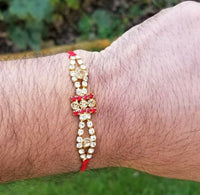 Hindu red thread evil eye protection stunning bracelet luck talisman amulet rr7