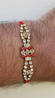 Hindu red thread evil eye protection stunning bracelet luck talisman amulet rr7